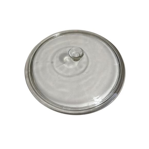 Glass Replacement Lid for Round Skillet/Dish 11" Wide Inside Lip 10" Wide - Picture 2 of 2